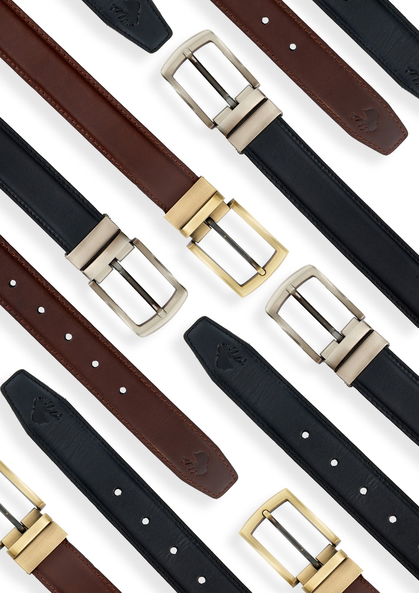 LEO BROWN LEATHER BELT