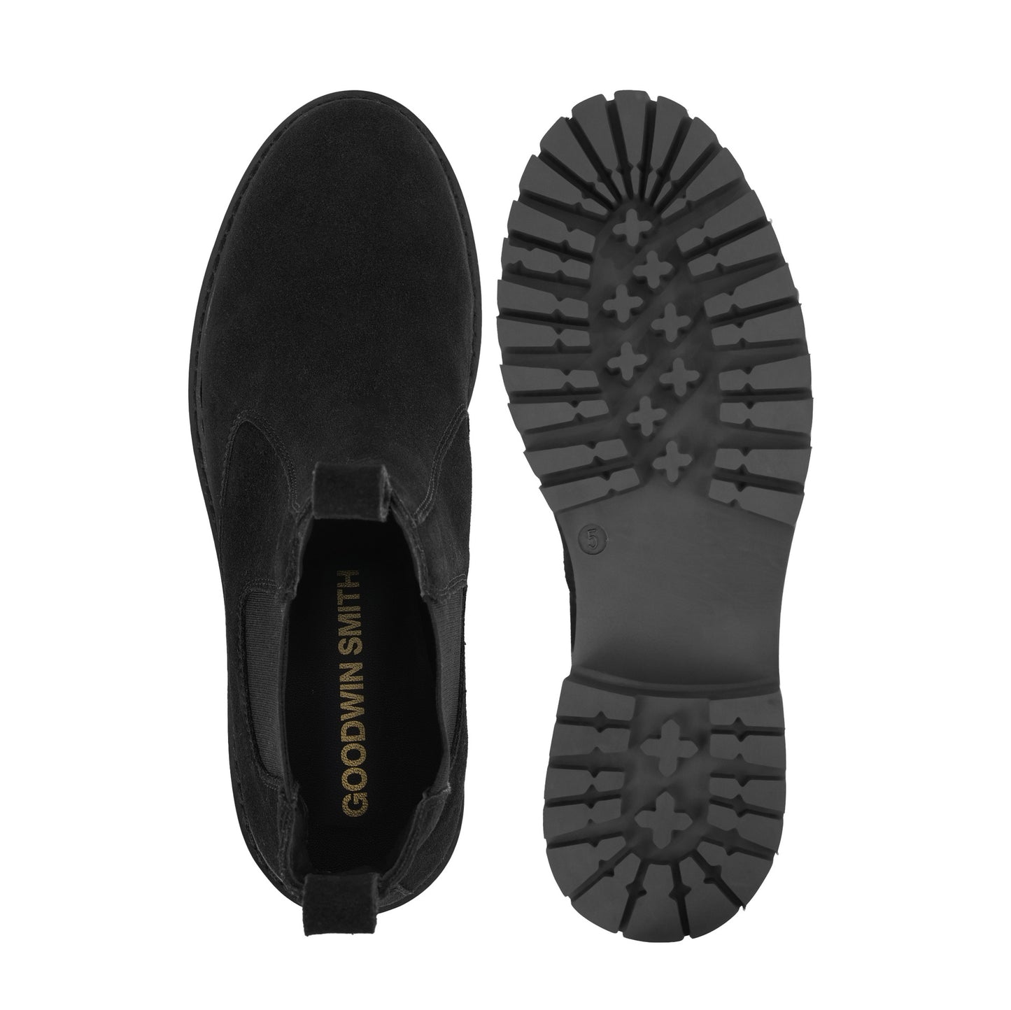 PAIGE BLACK SUEDE CHELSEA BOOT