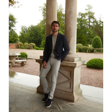 DUKE NAVY SUEDE DESERT BOOT