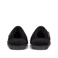 ALLEN BLACK SHEEPSKIN SLIPPER MULE