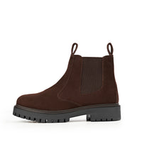PAIGE BROWN SUEDE CHELSEA BOOT